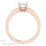 Emerald Cut Forever One Moissanite Engagement Ring #GTJ1018-emerald-fb-r 2 Emerald Cut Forever Brilliant Moissanite Engagement Ring #GTJ1018-emerald-fb-r