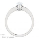 Marquise Cut Forever Brilliant Moissanite Engagement Ring #GTJ1018-marquise-fb-w