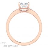 Princess Cut Forever One Moissanite Engagement Ring #GTJ1018-square-fo-r