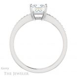 Princess Cut Forever One Moissanite Engagement Ring #GTJ1018-square-fo-w