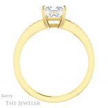Princess Cut Forever One Moissanite Engagement Ring #GTJ1018-square-fo-y 2 Princess Cut Forever One Moissanite Engagement Ring #GTJ1018-square-fo-y