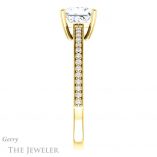 Princess Cut Forever One Moissanite Engagement Ring #GTJ1018-square-fo-y 3 Princess Cut Forever One Moissanite Engagement Ring #GTJ1018-square-fo-y