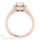 Oval Shaped Forever One Moissanite Engagement Ring #GTJ1020-oval-fo-r 2 Oval Shaped Forever One Moissanite Engagement Ring #GTJ1020-oval-fo-r