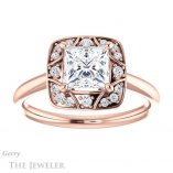 Princess Cut Forever One Moissanite Engagement Ring #GTJ1020-square-fo-r 1 Princess Cut Forever One Moissanite Engagement Ring #GTJ1020-square-fo-r