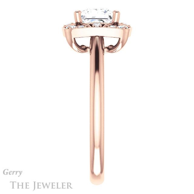 Princess Cut Forever One Moissanite Engagement Ring #GTJ1020-square-fo-r 3 Princess Cut Forever One Moissanite Engagement Ring #GTJ1020-square-fo-r