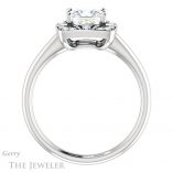 Princess Cut Forever One Moissanite Engagement Ring #GTJ1020-square-fo-w