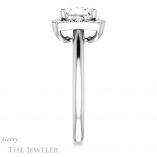 Princess Cut Forever One Moissanite Engagement Ring #GTJ1020-square-fo-w