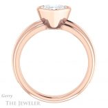 Heart Shaped Forever Brilliant Moissanite Engagement Ring #GTJ1023-heart-fb-r