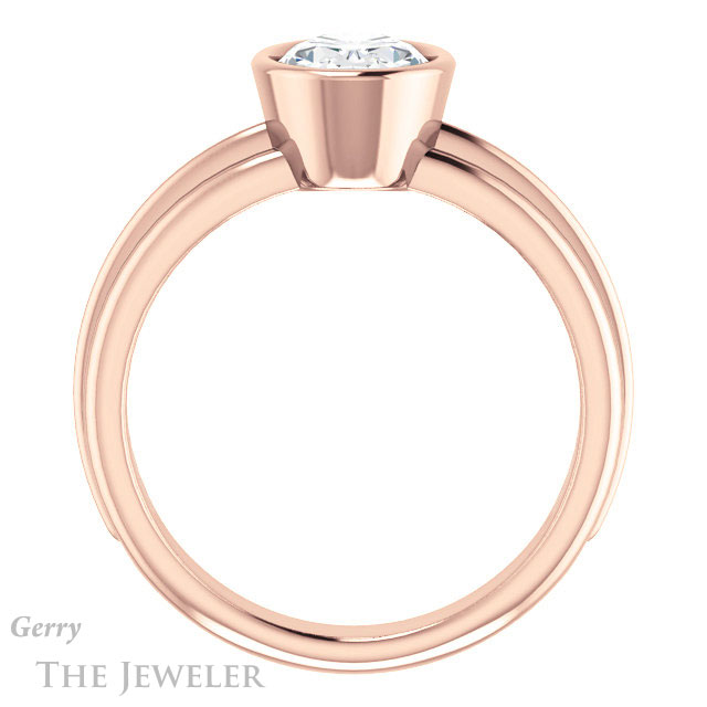 Oval Shaped Forever One Moissanite Engagement Ring #GTJ1023-oval-fo-r 2 Oval Shaped Forever One Moissanite Engagement Ring #GTJ1023-oval-fo-r
