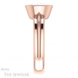 Oval Shaped Forever One Moissanite Engagement Ring #GTJ1023-oval-fo-r 3 Oval Shaped Forever One Moissanite Engagement Ring #GTJ1023-oval-fo-r