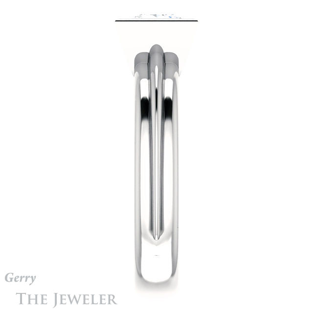 Princess Cut Forever One Moissanite Engagement Ring #GTJ1023-square-fo-w 3 Princess Cut Forever One Moissanite Engagement Ring #GTJ1023-square-fo-w