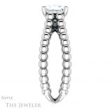 Princess Cut Forever One Moissanite Engagement Ring #GTJ1024-square-fo-w 3 Princess Cut Forever One Moissanite Engagement Ring #GTJ1024-square-fo-w