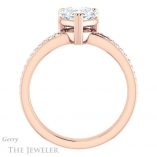 Heart Shaped Forever One Moissanite Engagement Ring #GTJ1027-heart-fb-r 2 Heart Shaped Forever Brilliant Moissanite Engagement Ring #GTJ1027-heart-fb-r