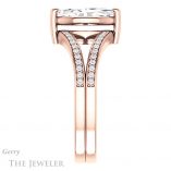 Marquise Cut Forever Brilliant Moissanite Engagement Ring #GTJ1027-marquise-fb-r
