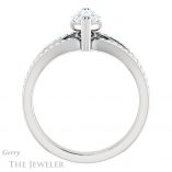 Marquise Cut Forever Brilliant Moissanite Engagement Ring #GTJ1027-marquise-fb-w