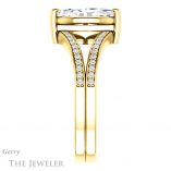 Marquise Cut Forever Brilliant Moissanite Engagement Ring #GTJ1027-marquise-fb-y