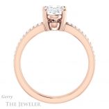 Oval Shaped Forever One Moissanite Engagement Ring #GTJ1027-oval-fo-r 2 Oval Shaped Forever One Moissanite Engagement Ring #GTJ1027-oval-fo-r