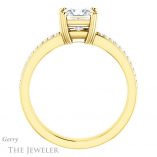 Princess Cut Forever One Moissanite Engagement Ring #GTJ1027-square-fo-y
