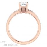 Emerald Cut Forever Brilliant Moissanite Engagement Ring #GTJ1030-emerald-fb-r