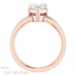Heart Shaped Forever One Moissanite Engagement Ring #GTJ1030-heart-fb-r 2 Heart Shaped Forever Brilliant Moissanite Engagement Ring #GTJ1030-heart-fb-r