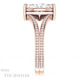 Marquise Cut Forever One Moissanite Engagement Ring #GTJ1030-marquise-fb-r 3 Marquise Cut Forever Brilliant Moissanite Engagement Ring #GTJ1030-marquise-fb-r