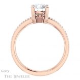 Round Cut Forever One Moissanite Engagement Ring #GTJ1030-round-fo-r 2 Round Cut Forever One Moissanite Engagement Ring #GTJ1030-round-fo-r