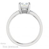 Princess Cut Forever One Moissanite Engagement Ring #GTJ1030-square-fo-w