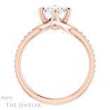 Oval Shaped Forever One Moissanite Engagement Ring #GTJ1031-oval-fo-r 2 Oval Shaped Forever One Moissanite Engagement Ring #GTJ1031-oval-fo-r