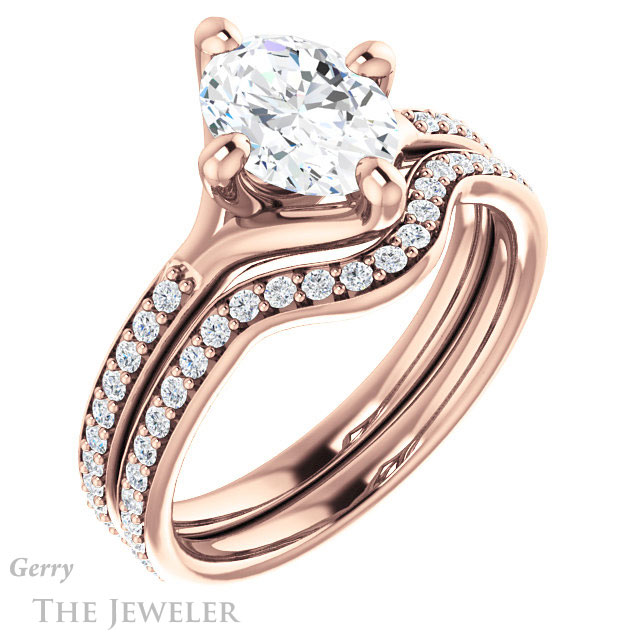 Oval Shaped Forever One Moissanite Engagement Ring #GTJ1031-oval-fo-r 6 Oval Shaped Forever One Moissanite Engagement Ring #GTJ1031-oval-fo-r