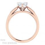 Heart Shaped Forever Brilliant Moissanite Engagement Ring #GTJ1033-heart-fb-r