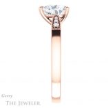 Heart Shaped Forever Brilliant Moissanite Engagement Ring #GTJ1033-heart-fb-r