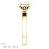 Princess Cut Forever One Moissanite Engagement Ring #GTJ1033-square-fo-y 3 Princess Cut Forever One Moissanite Engagement Ring #GTJ1033-square-fo-y