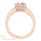 Cushion Cut Forever One Moissanite Engagement Ring #GTJ1034-cushion-fo-r 2 Cushion Cut Forever One Moissanite Engagement Ring #GTJ1034-cushion-fo-r