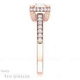 Cushion Cut Forever One Moissanite Engagement Ring #GTJ1034-cushion-fo-r 3 Cushion Cut Forever One Moissanite Engagement Ring #GTJ1034-cushion-fo-r