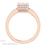 Emerald Cut Forever Brilliant Moissanite Engagement Ring #GTJ1034-emerald-fb-r