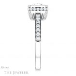 Princess Cut Forever One Moissanite Engagement Ring #GTJ1034-square-fo-w