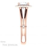 Princess Cut Forever One Moissanite Engagement Ring #GTJ1035-square-fo-r