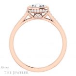 Cushion Cut Forever One Moissanite Engagement Ring #GTJ1037-cushion-fo-r 2 Cushion Cut Forever One Moissanite Engagement Ring #GTJ1037-cushion-fo-r