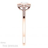 Cushion Cut Forever One Moissanite Engagement Ring #GTJ1037-cushion-fo-r 3 Cushion Cut Forever One Moissanite Engagement Ring #GTJ1037-cushion-fo-r