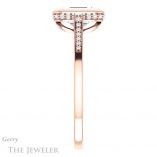 Emerald Cut Forever One Moissanite Engagement Ring #GTJ1037-emerald-fb-r 3 Emerald Cut Forever Brilliant Moissanite Engagement Ring #GTJ1037-emerald-fb-r