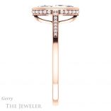 Marquise Cut Forever One Moissanite Engagement Ring #GTJ1037-marquise-fb-r 3 Marquise Cut Forever Brilliant Moissanite Engagement Ring #GTJ1037-marquise-fb-r