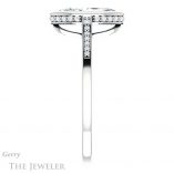 Marquise Cut Forever One Moissanite Engagement Ring #GTJ1037-marquise-fb-w 3 Marquise Cut Forever Brilliant Moissanite Engagement Ring #GTJ1037-marquise-fb-w