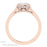 Oval Shaped Forever One Moissanite Engagement Ring #GTJ1037-oval-fo-r 2 Oval Shaped Forever One Moissanite Engagement Ring #GTJ1037-oval-fo-r