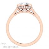 Round Cut Forever One Moissanite Engagement Ring #GTJ1037-round-fo-r 2 Round Cut Forever One Moissanite Engagement Ring #GTJ1037-round-fo-r