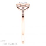 Round Cut Forever One Moissanite Engagement Ring #GTJ1037-round-fo-r 3 Round Cut Forever One Moissanite Engagement Ring #GTJ1037-round-fo-r