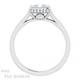 Princess Cut Forever One Moissanite Engagement Ring #GTJ1037-square-fo-w 2 Princess Cut Forever One Moissanite Engagement Ring #GTJ1037-square-fo-w