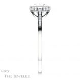 Princess Cut Forever One Moissanite Engagement Ring #GTJ1037-square-fo-w 3 Princess Cut Forever One Moissanite Engagement Ring #GTJ1037-square-fo-w