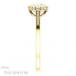 Princess Cut Forever One Moissanite Engagement Ring #GTJ1037-square-fo-y 3 Princess Cut Forever One Moissanite Engagement Ring #GTJ1037-square-fo-y