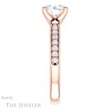 Round Cut Forever One Moissanite Engagement Ring #GTJ1039-round-fo-r 3 Round Cut Forever One Moissanite Engagement Ring #GTJ1039-round-fo-r