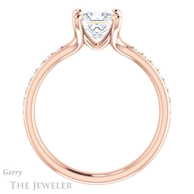 Princess Cut Forever One Moissanite Engagement Ring #GTJ1039-square-fo-r 2 Princess Cut Forever One Moissanite Engagement Ring #GTJ1039-square-fo-r